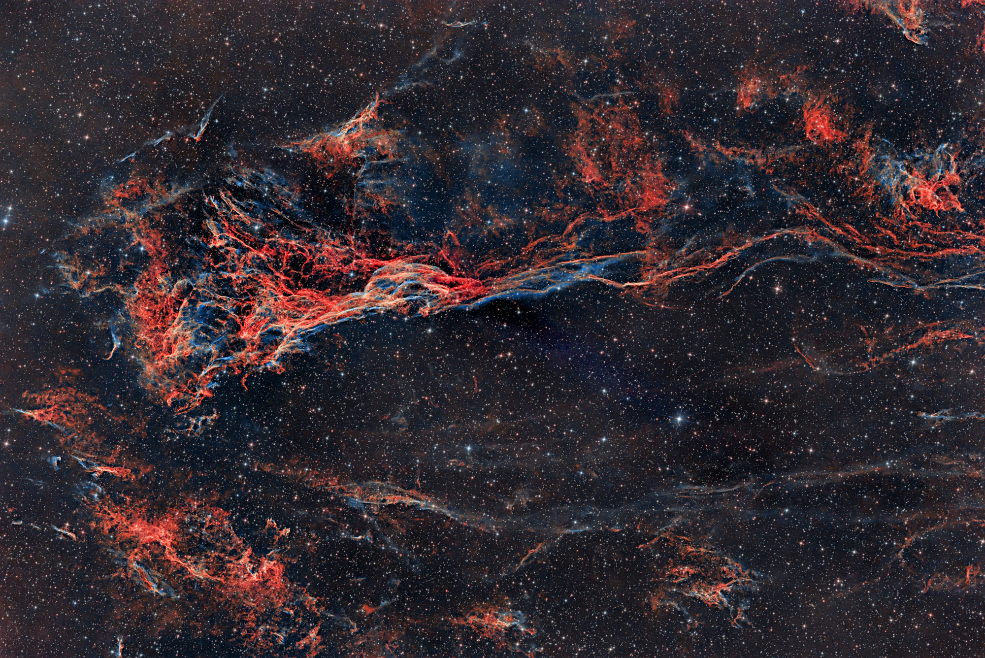 NGC6979 Pickerings's Triangle, middle part of the Cygnus Loop